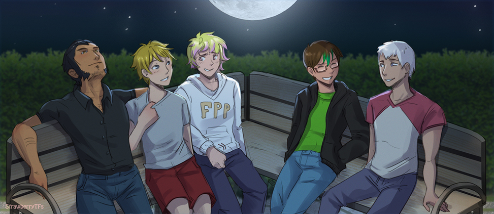 (strawberrytfs) Group Howl [Werewolf TF] {4}