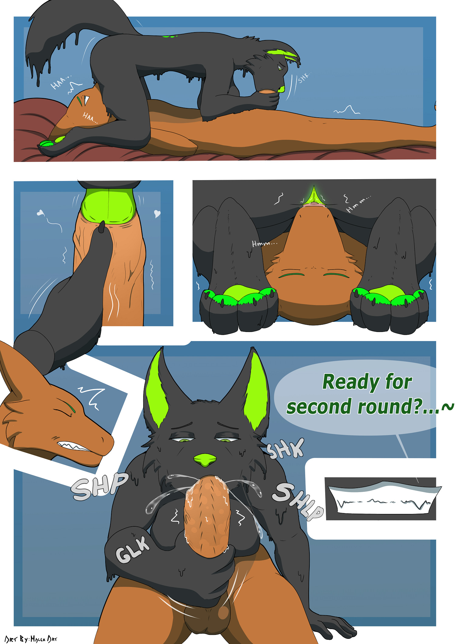 (malekart) Comic ZepptheGoowolf {2}