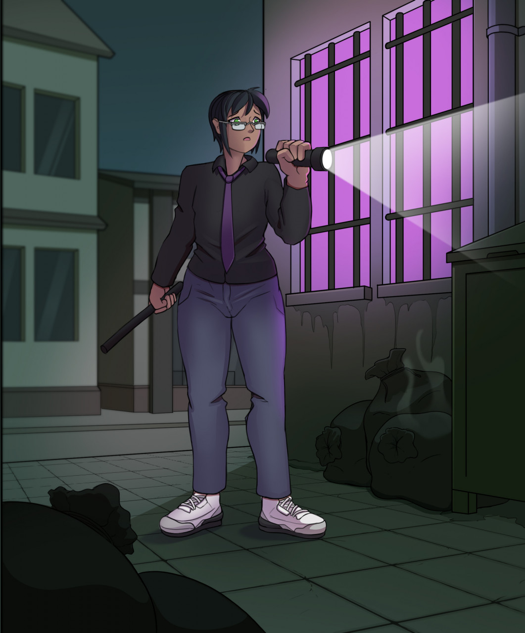 (Lunate) Ambush in the backalley (icyfoxy - female ending) {10}