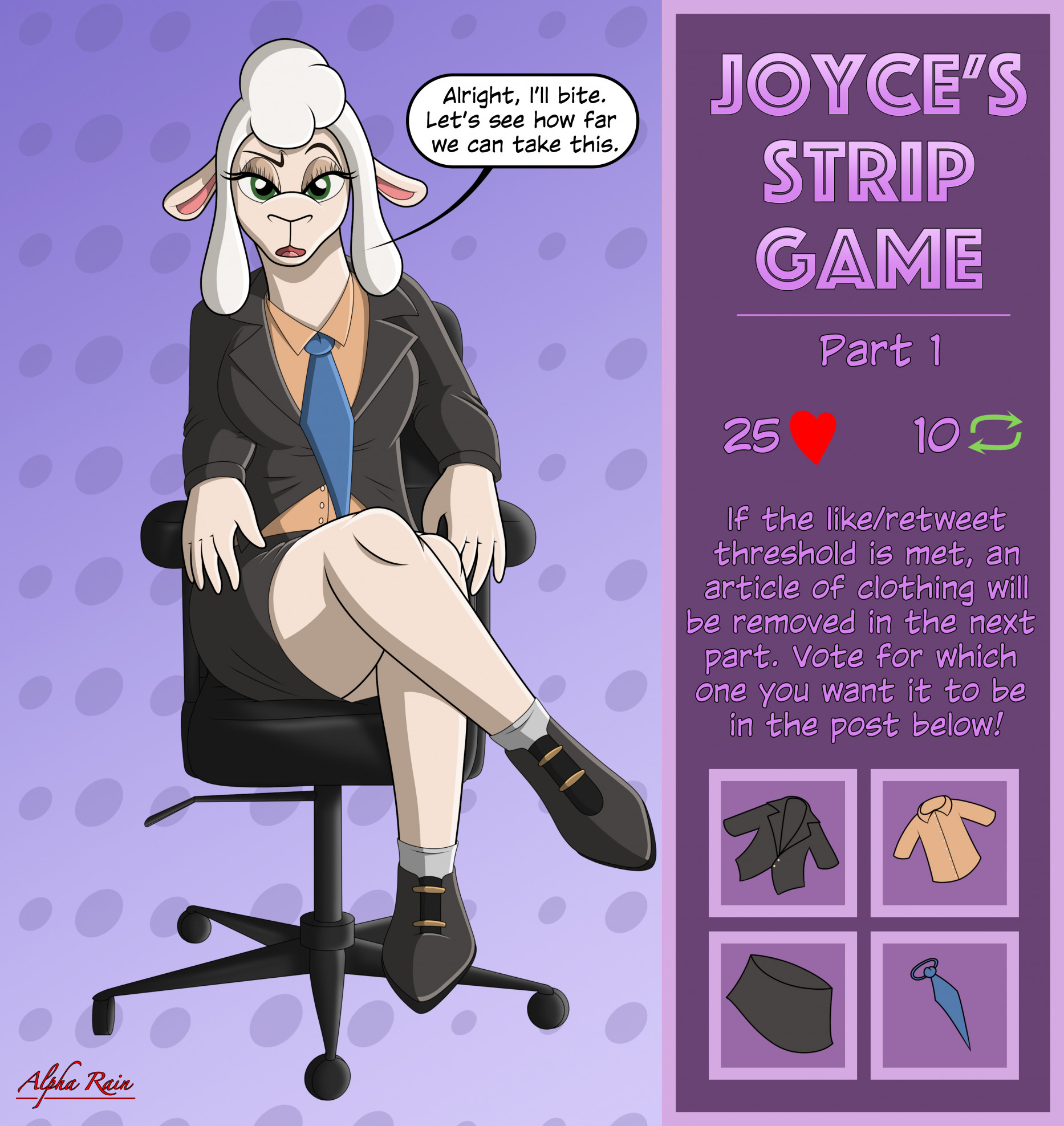 (TLKfan19941998) Joyce's Strip Game {6}
