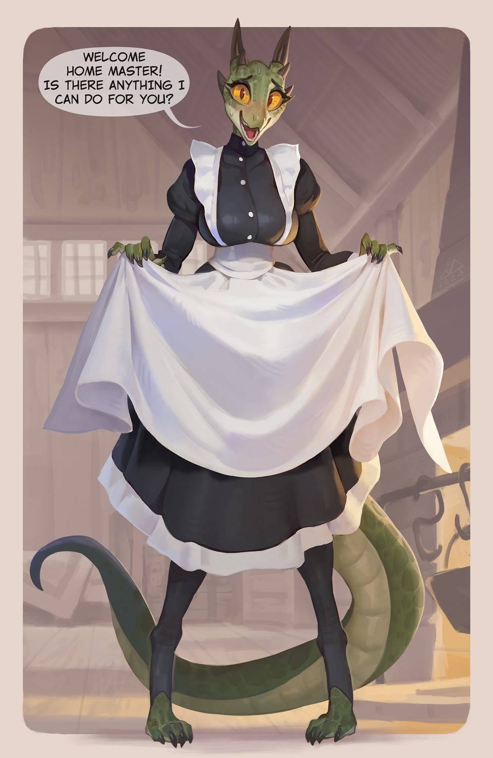 (Bonifasko) Argonian Maid's Strip Game {5}