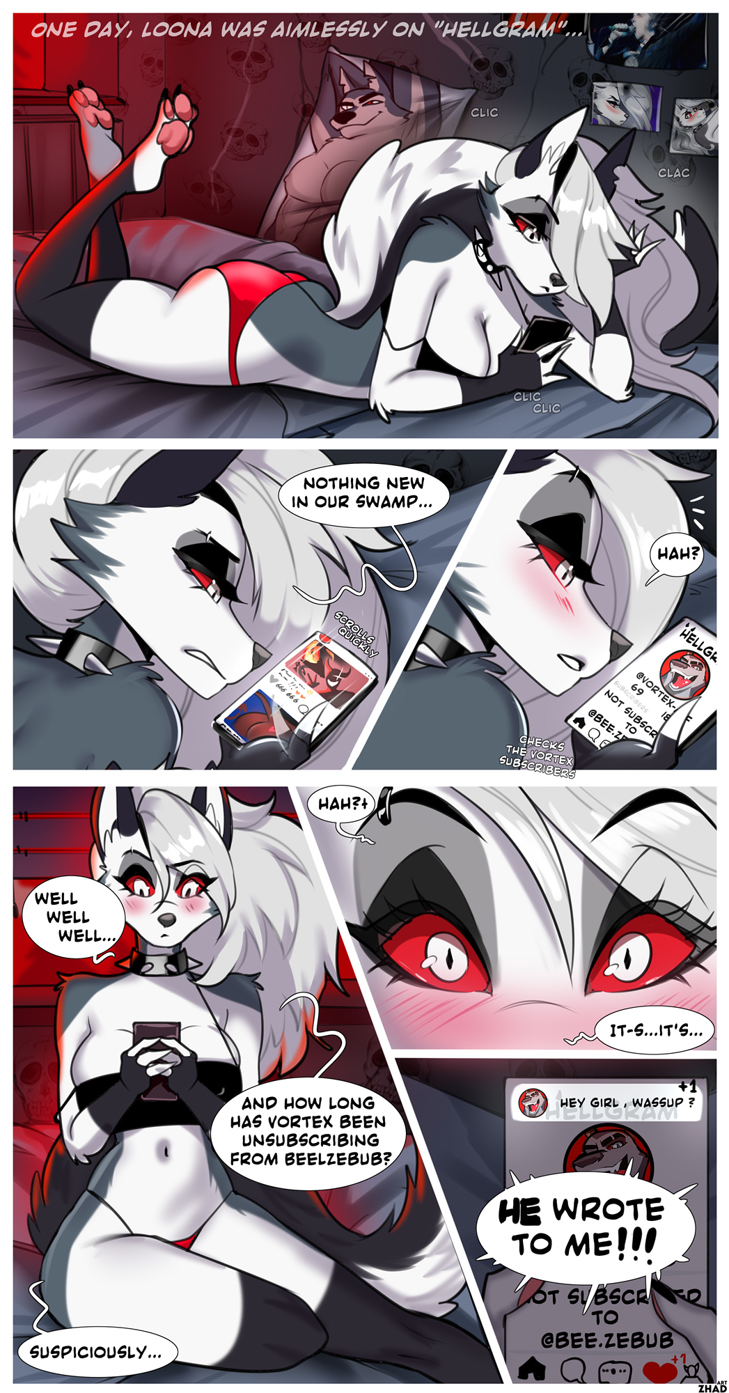 (ZHADART) fan comic with Loona {4}