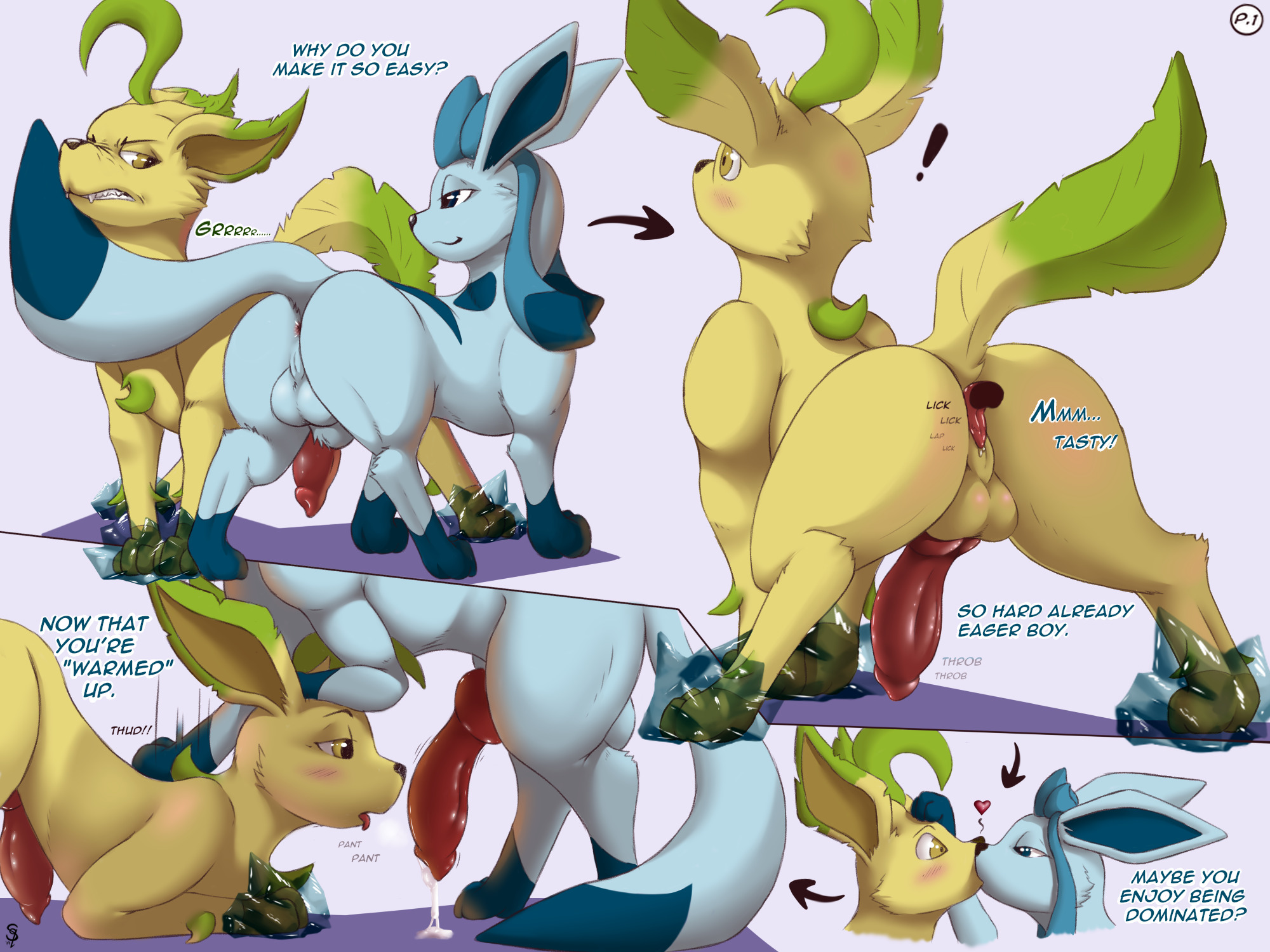 (squeeshy) Glaceon x Leafeon {3}