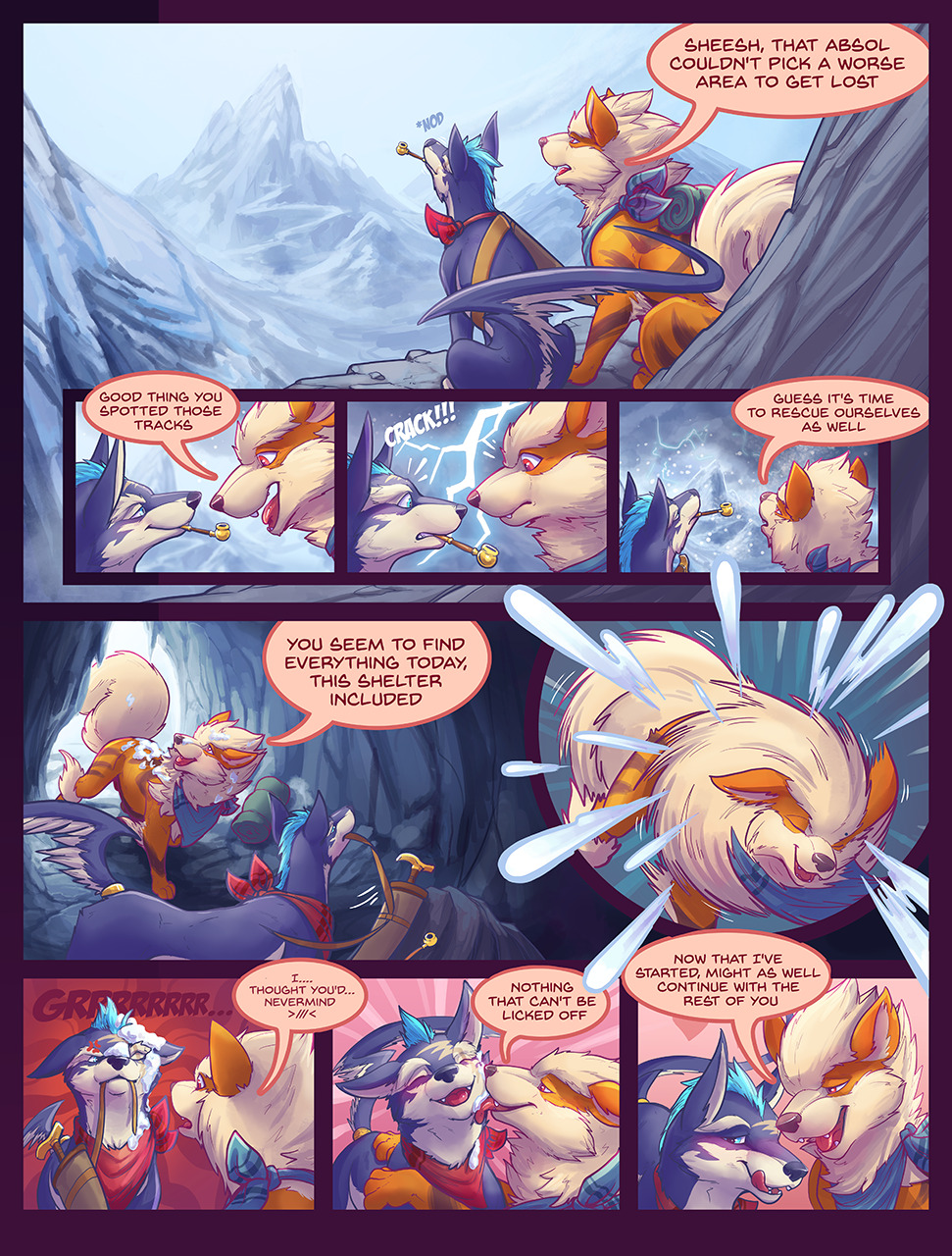 (thesecretcave) Weathering a Blizzard {4}