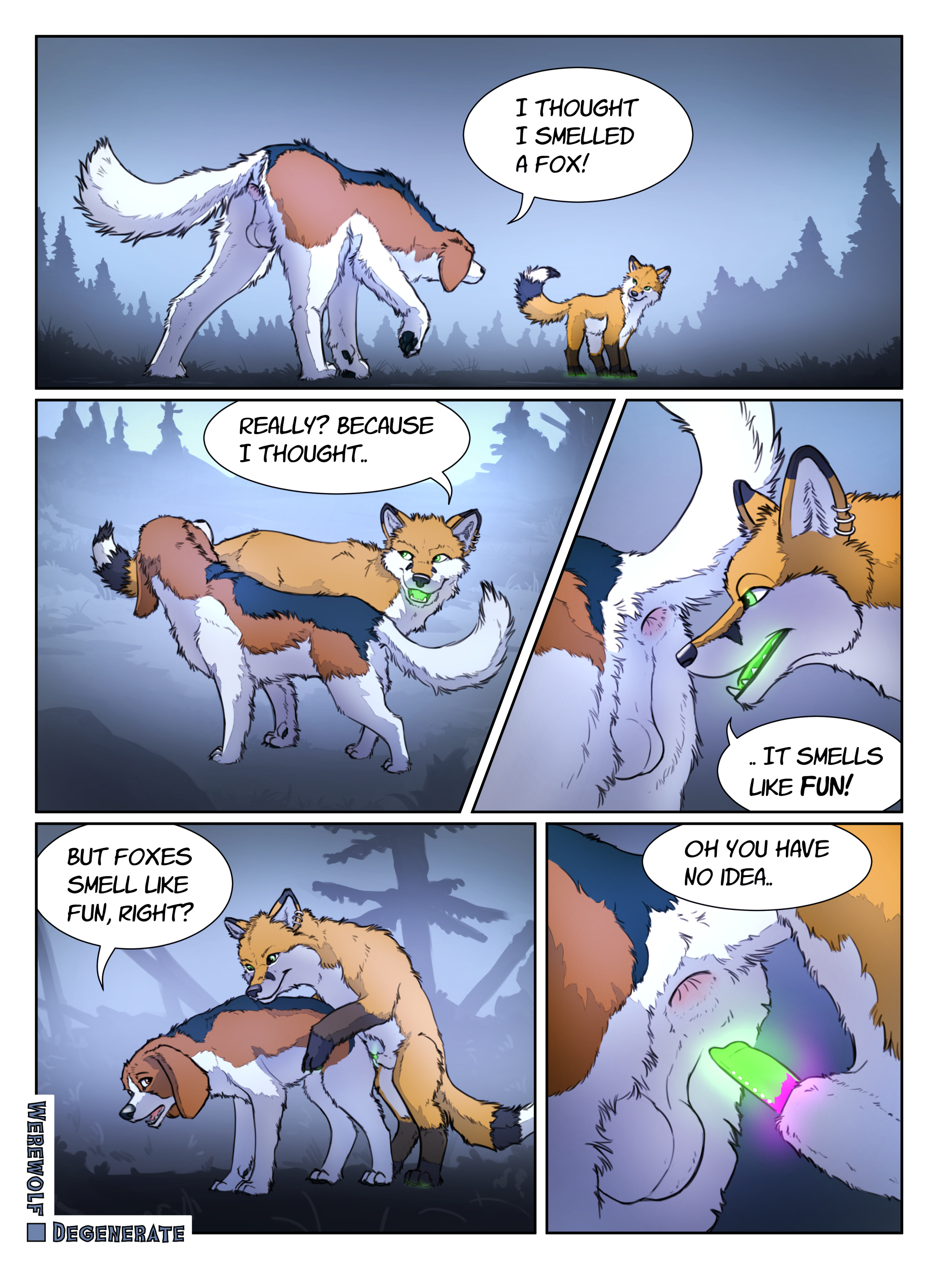 (WerewolfDegenerate) A fox and a dog {4}