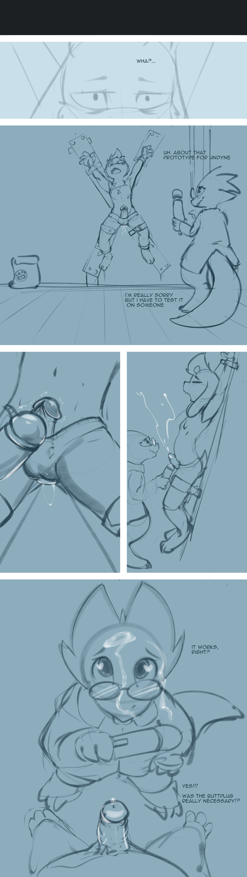 (Ratcha) Unnamed Asriel and Alphys {4}