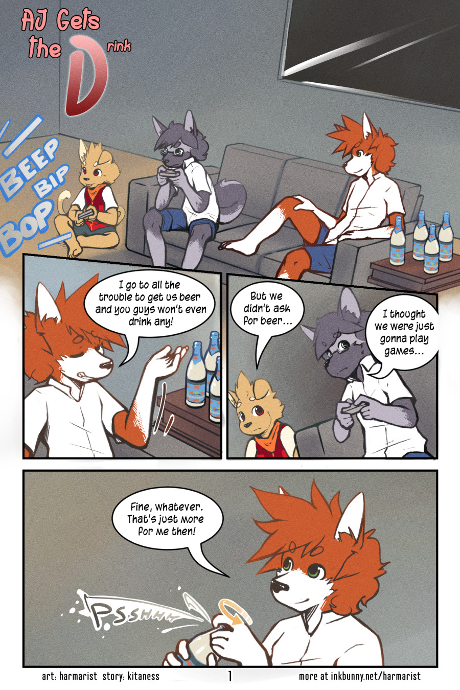 (Harmarist) AJ Gets The Drink {10}