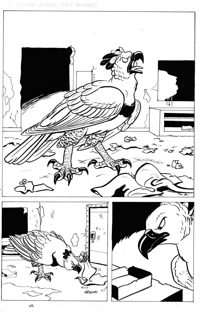 (rgibson) Harpy comic WIP {2}