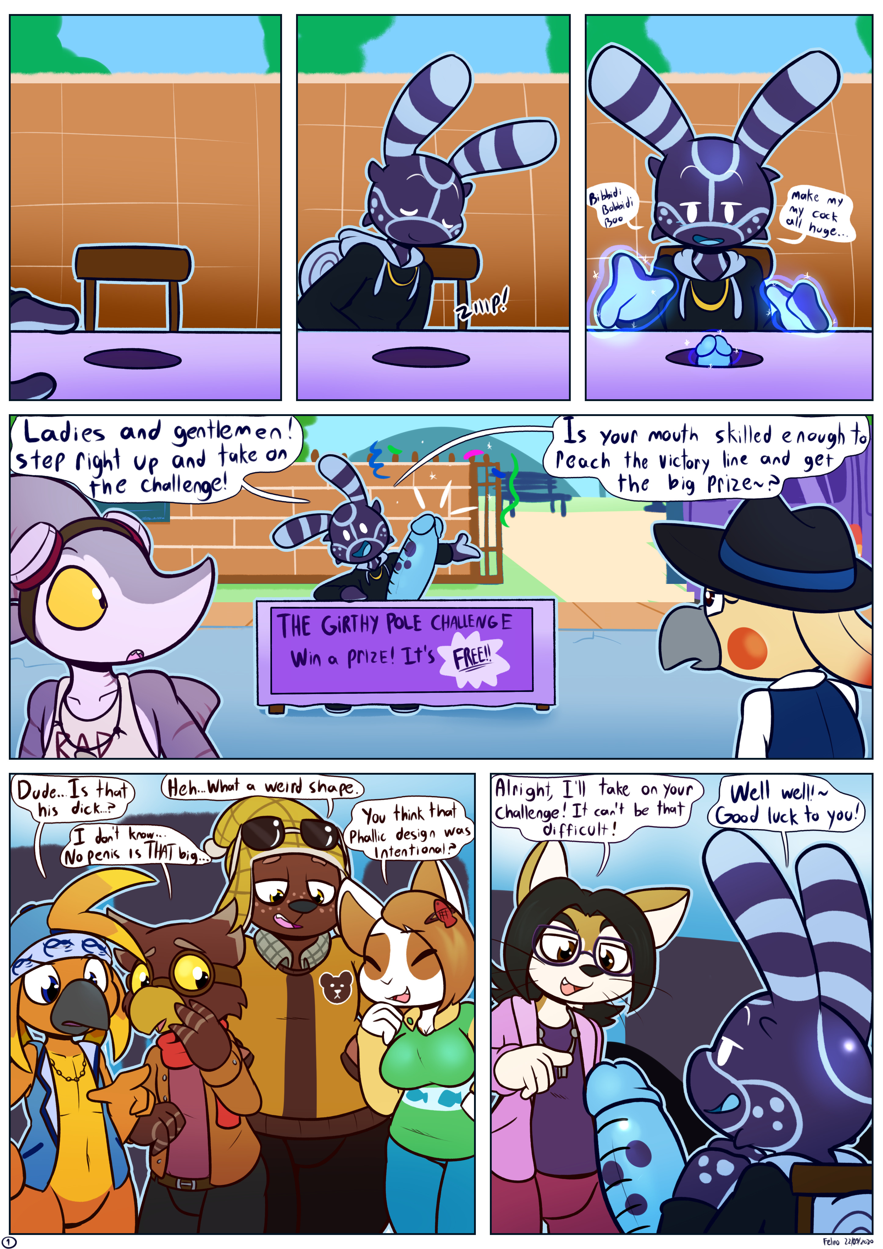 (feline-gamer) The Girthy Pole Challenge {7}