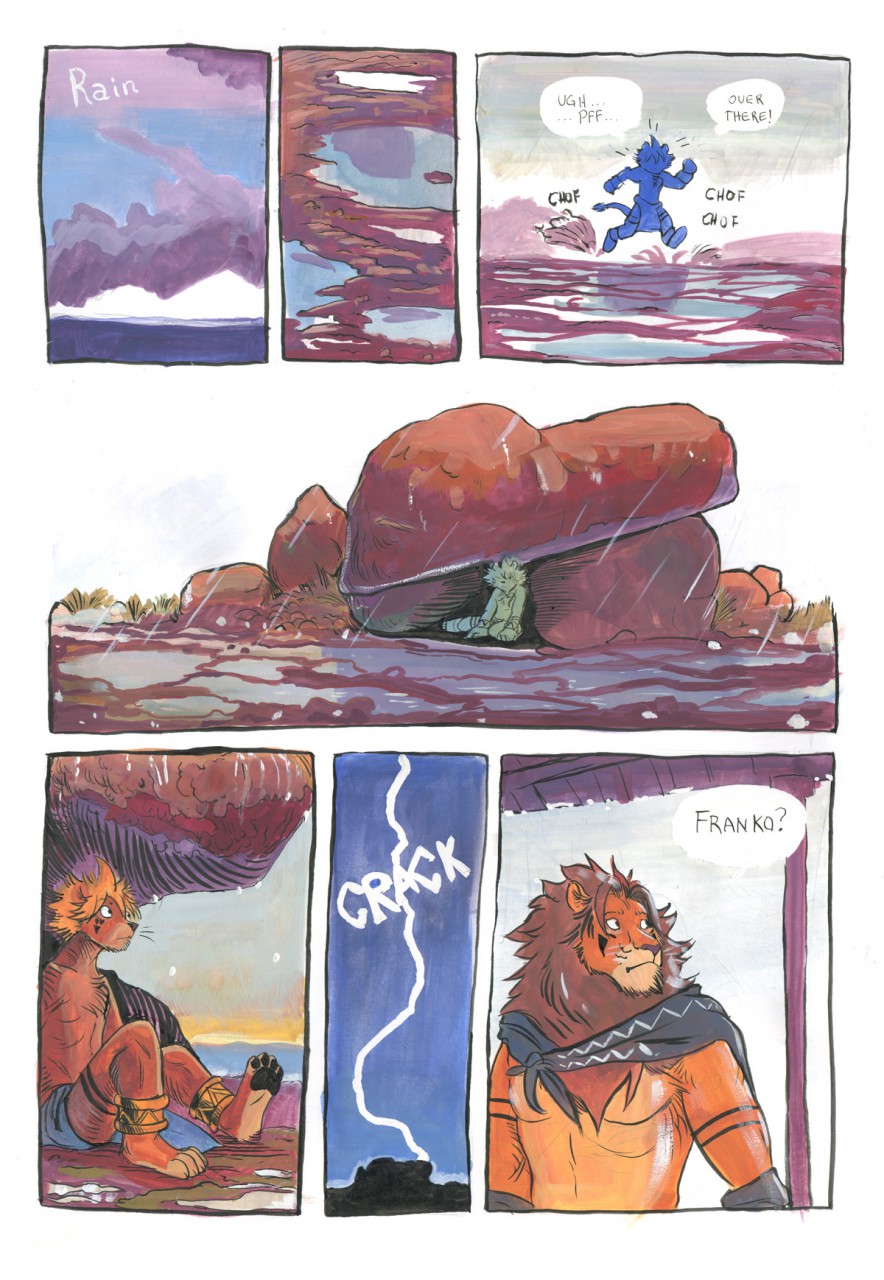 (negger) Franko short comics - Rain {2}