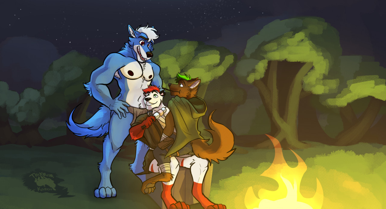 (thekinkybear) Camping buddies  {3}